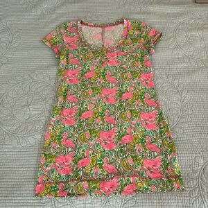 Lilly Pulitzer flamingo dress M